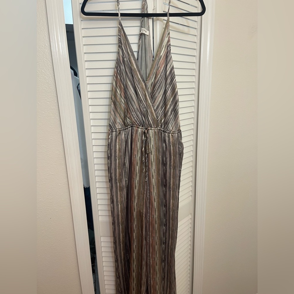 Storia Satin Wide Leg Jumpsuit
